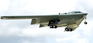 Cтратегический бомбардировщик В-2 Spirit - действенное средство проецирования американской военной мощи в любом регионе земного шара.
